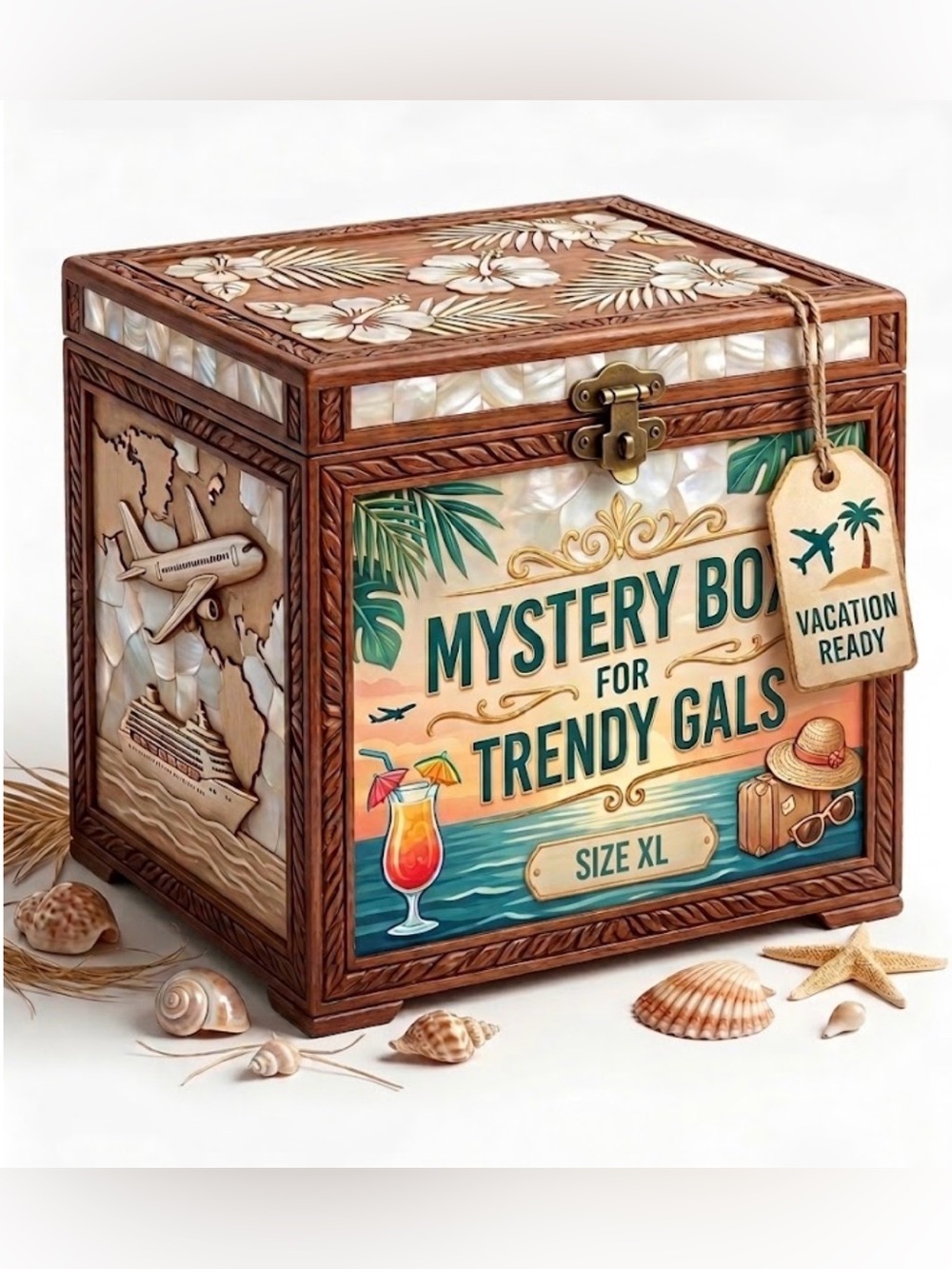 Mystery Box Size XL Vacation Resort Summer Spring Bundle and Save